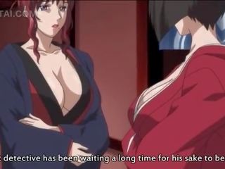 Marvellous hentai mật ong sự nịnh hót và nhảy to dương vật