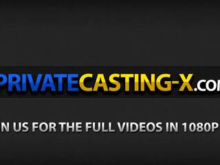 प्राइवेट casting-x - मॉडेल slurping पर बड़ा कॉक: एचडी पॉर्न 20