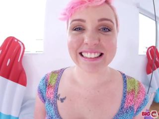 Big susu miley may pov deepthroat and swallowing cum.