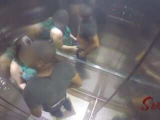 Sorayyaa e leo ogro foram pegos fudendo ada elevador