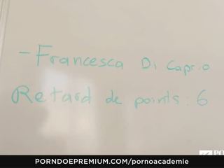 Pornó academie - tikkasztó iskola damsel francesca di caprio kemény anális és dp -ban hármasban